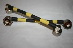 N TYPE MALE - MALE 50 OHM LINK MINI HELIAX CABLE LOVELY QUALITY fba21a - Picture 1 of 1