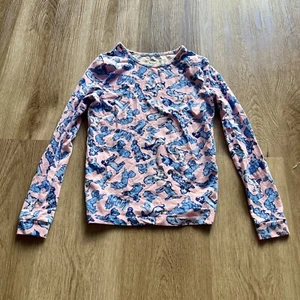 Lilly Pulitzer Sammy Long Sleeve Pajamas Set Ruff Night Zanibar Blue 12 Dog Girl - Picture 1 of 6