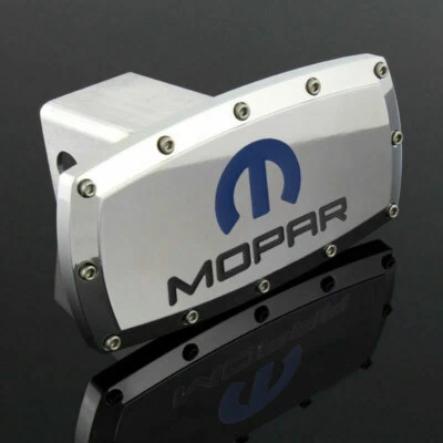 Mopar Tow Hitch Cover Plug Cap 2" Trailer Receive Engraved Billet Allen Bolt - Image 1 of 4