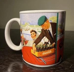 Coca Cola Brand Sakura Stoneware Coffee Mug Cup  - Picture 1 of 6