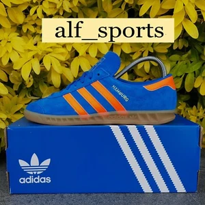 ❤️Neu mit Karton & Original Adidas Originals® Hamburg Turnschuhe in Dublin C/W UK Größe 8 - Bild 1 von 20