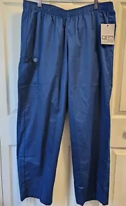 NWT WonderWink Wonder Work (501X) Womens Size 2X Caribbean Blue Scrub Pants - Picture 1 of 8