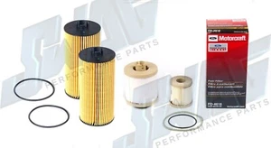 6.0L Powerstroke (2) Motorcraft Oil Filters FL-2016 & (1) FD-4616 Fuel Filter - Picture 1 of 10