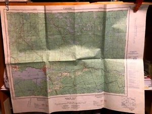 North Bay Area Northern Ontario Topo Topographical Map 1976 - Good - Picture 1 of 1
