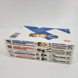 Lote Haruhi-Chan Manga Melancolía de Suzumiya 1+2 y 1+2 Naguru Tanigawa - Imagen 1 de 10