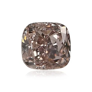 Diamond Natural Color Fancy Brown Pink 0.36 carat Loose Cushion cut GIA cert - Picture 1 of 4