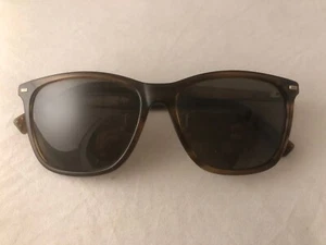 Polarisierte Ermenegildo Zegna EZ 0023F 47M Italien schwarze Herren Sonnenbrille - Bild 1 von 8