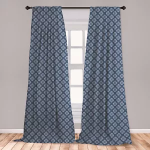 Surreal Abstract Microfiber Curtains 2 Panel Set Living Room Bedroom in 3 Sizes - Picture 1 of 118