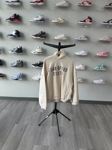 Felpa con cappuccio in pile Fear of God Essentials 'Shell' nuova taglia M