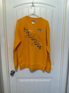 Nashville Predators Medium Erwachsene Herren Pullover Sweatshirt diagonaler Zauber neu mit Etikett - Bild 1 von 6