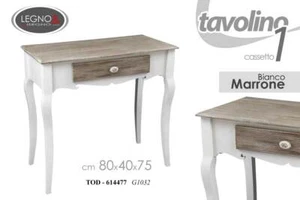 TAVOLO Consolle SCRIVANIA h75*80*40 SCRITTOIO SHABBY CHIC Make Up TRUCCHI - Foto 1 di 1