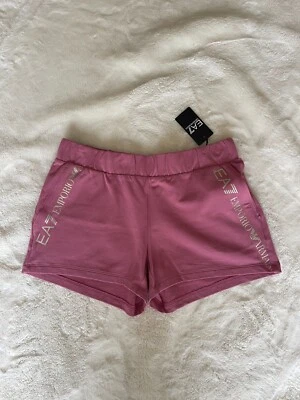 Emporio Armani EA7 Tape Shorts Women’s Pink Size: XL - Image 1 of 4