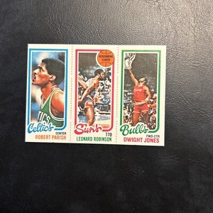 Robert Parish Leonard Robinson Dwight Jones Boston Celtics,1980 81 Topps Cb21