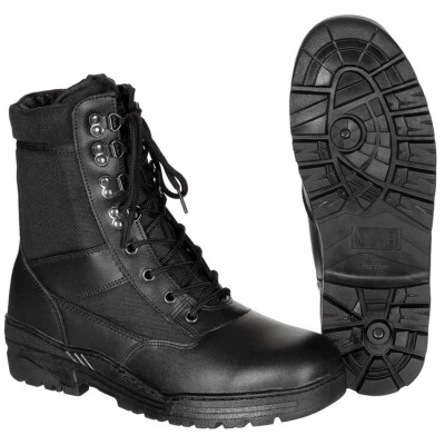 MFH Combat Boots Man Woman Army Work Security 8 Holes — 第 1/2 张图片