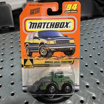 MATCHBOX 2000 LOGO TH SERIES #94 SHOVEL-NOSE TRACTOR MB TREASURE HUNT - Image 1 of 4