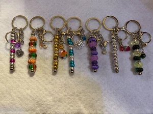 Hand Crafted Beaded Key Chains - Picture 1 of 17
