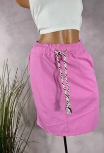 Knielanger ROCK Stretch Kordelzug Italy NEU PINKROSA 36 38 40 - Bild 1 von 6
