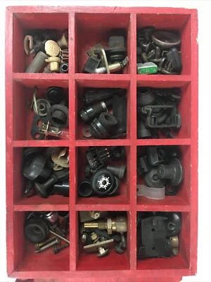 Huge Lot Vintage VW Volkswagen knobs, buttons, panel clips, etc #3 - Image 1 of 4