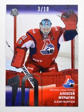 2018-19 Sereal Premium KHL 2017-18 SILVER Foil #LOK-001 Alexei Murygin 03/10