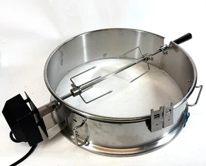 Only Fire Stainless Steel 120V Corded Electric Rotisserie Set for Round Grill - Picture 1 of 12