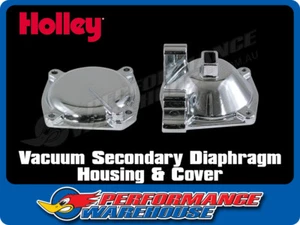 Holley Chrome Vacuum Secondary Diaphragm Housing and Cover 34-503 - Picture 1 of 2