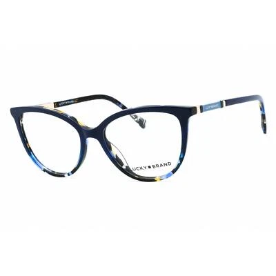 Anteojos para mujer Lucky Brand acetato azul ojo de gato montura completa D226 0BLU Foto 1 de 2