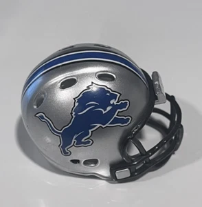 Casco calcio Riddell pocket pro Detroit Lions REVOLUTION leone con linee bianche - Foto 1 di 1