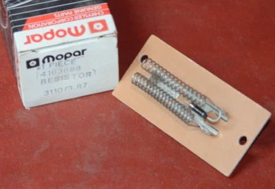 Dodge Ram Ram 1982-84 calentador soplador motor resistencia OEM Mopar 4163688 nuevo de lote original Foto 1 de 4