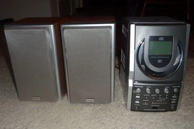 TEAC EX-M5 AM/FM, MP3, IPOD, CD Bookshelf Stereo 3-pc System - Image 1 of 4