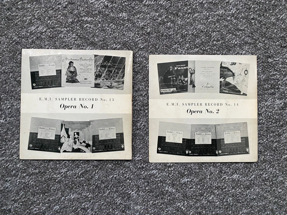 X2 VINYL - E.M.I Sampler/Demo Record ESR.113/ESR.114 Opera No.1 & No.2 - Image 1 of 4