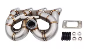 ISR V2 RamHorn Top Mount Exhaust Manifold MVS SC for Nissan 240sx S13 S14 KA24DE - Picture 1 of 6