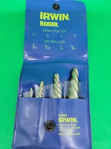 4 PIECE IRWIN SPIRAL SCREW EXTRACTOR SET VINTAGE 52425 - Bild 1 von 2