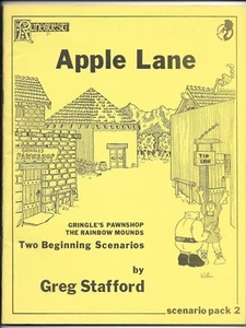 Vintage RUNEQUEST Apple Lane Fantasy RPG Game Module Scenario 1978 Chaosium - Picture 1 of 2