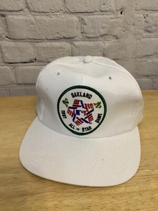 Vtg MLB All Star Game Major League Baseball Snapback Hat Oakland 1987 - Picture 1 of 4