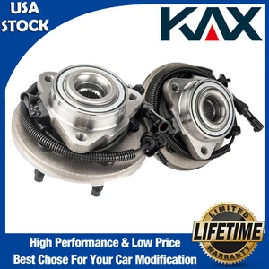 2pc Front Wheel Bearing & Hub For Ford F-250 F-350 Super Duty 4WD SRW 2005-2010 - Bild 1 von 11