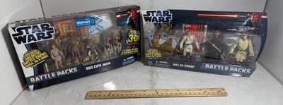 STAR WARS Duel On Naboo Battle Packs 3 Pack  & BATTLE PACKS MOS ESPA ARENA 5pack - Image 1 of 4