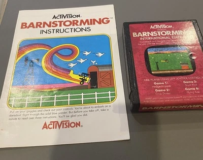 Barnstorming Atari 2600 game With Manual  - Image 1 of 4