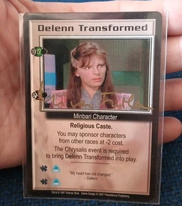 Babylon 5 Premier Edition Delenn Transformed Unofficial Autograph Mira Furlan - Picture 1 of 2