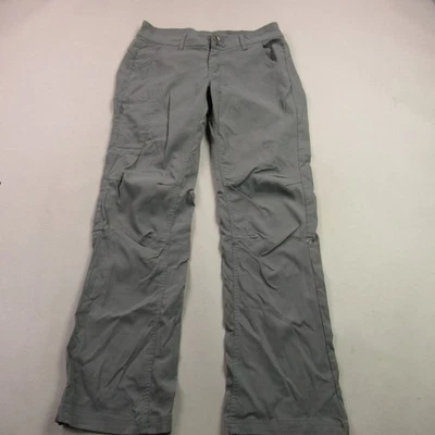 Prana Pants Womens 6 Straight Leg Casual Hiking Chino Gray Lightweight - Image 1 of 4