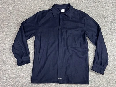 Vintage CP Company Overshirt Shirt Jacket Men's Size 3 (M) Navy Full Zip Italy - Image 1 of 4