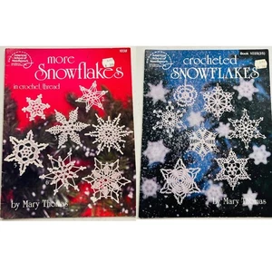 Schneeflocken und mehr Schneeflocken Weihnachten Winter Häkelanleitung Heft Posten - Bild 1 von 5