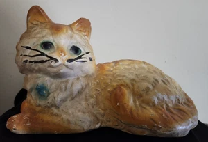 Estatua de colección premio carnaval gato tiza mediados de siglo 10" x 6" x 4,5" - 1,13 lb - Imagen 1 de 9