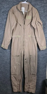 Carter Industries Flyers 工作服男式 40L 棕褐色 CWU-27/P 飞行服 Nomex — 第 1/4 张图片