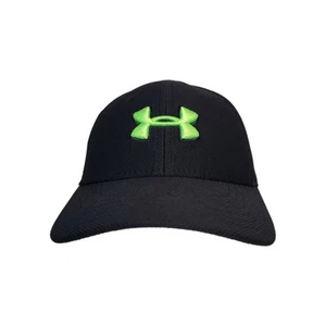Gorra de béisbol Under Armour juvenil ajustada S/M negra verde ajustada usada - Imagen 1 de 24