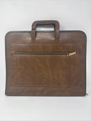 BONDSTAR Portfolio VINTAGE Art Carrying Case Bag Messenger Presentation 16"x13” - Image 1 of 4