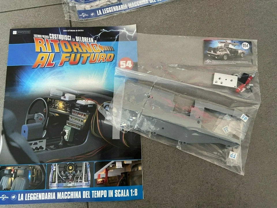 Costruisci la tua Delorean numero 54 Eaglemoss 1/8 back to the future aperto - Immagine 1 di 1