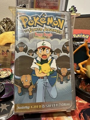 Pokemon Vol 48 The Johto Journeys Buggy Boogie VHS Video Tape clamshell silver - Image 1 of 3