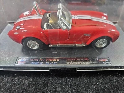 Vintage New Ray Power Speed Die-Cast Shelby Cobra 427 S/C Red # 50449 - Image 1 of 4