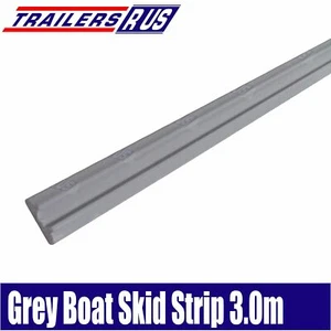 Boat Trailer GREY Skid Strips Teflon Grooved Slides Centre 50mm x 3M Long - Picture 1 of 2