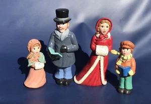 Christmas Carol Family Figurines Mom Dad Son Daughter Singing Up To 9.5" Tall - Bild 1 von 8